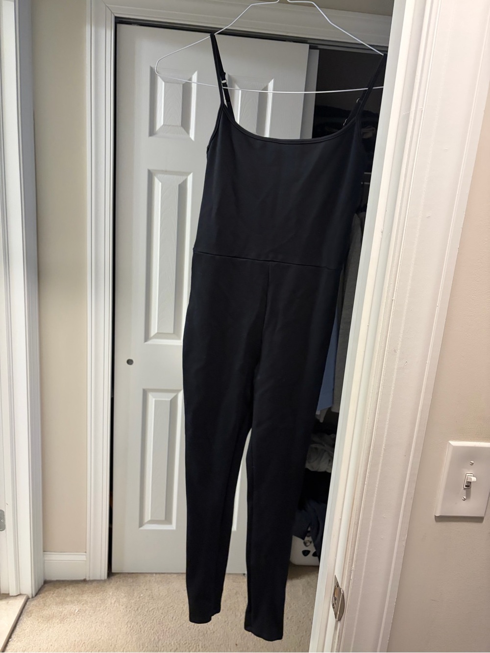 Abercrombie & Fitch Black Slim Tank Jumpsuit